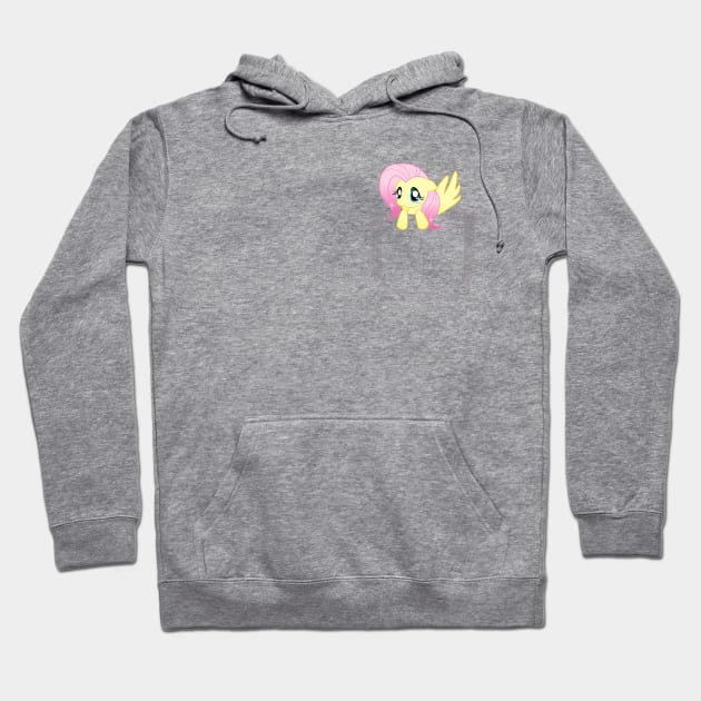 Pocket Fluttershy Hoodie by ChelsieJ22